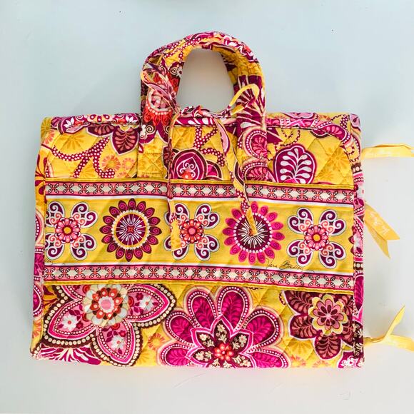 Vera Bradley Handbags - Vera Bradley Hanging Toiletry Bag/Travel Organizer in Bali Gold
